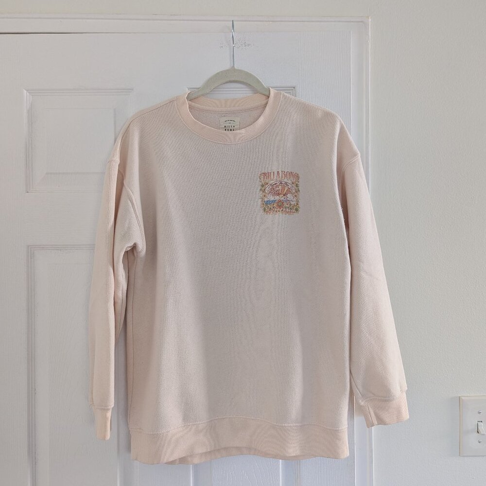 Light Pink Peach Crewneck Sweatshirt